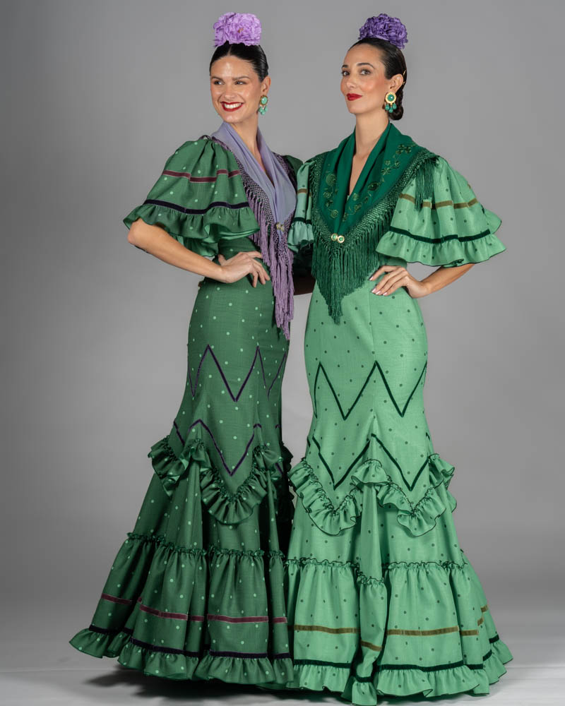 Traje Malagueta 2026 (Verde botella lunar verde jade)